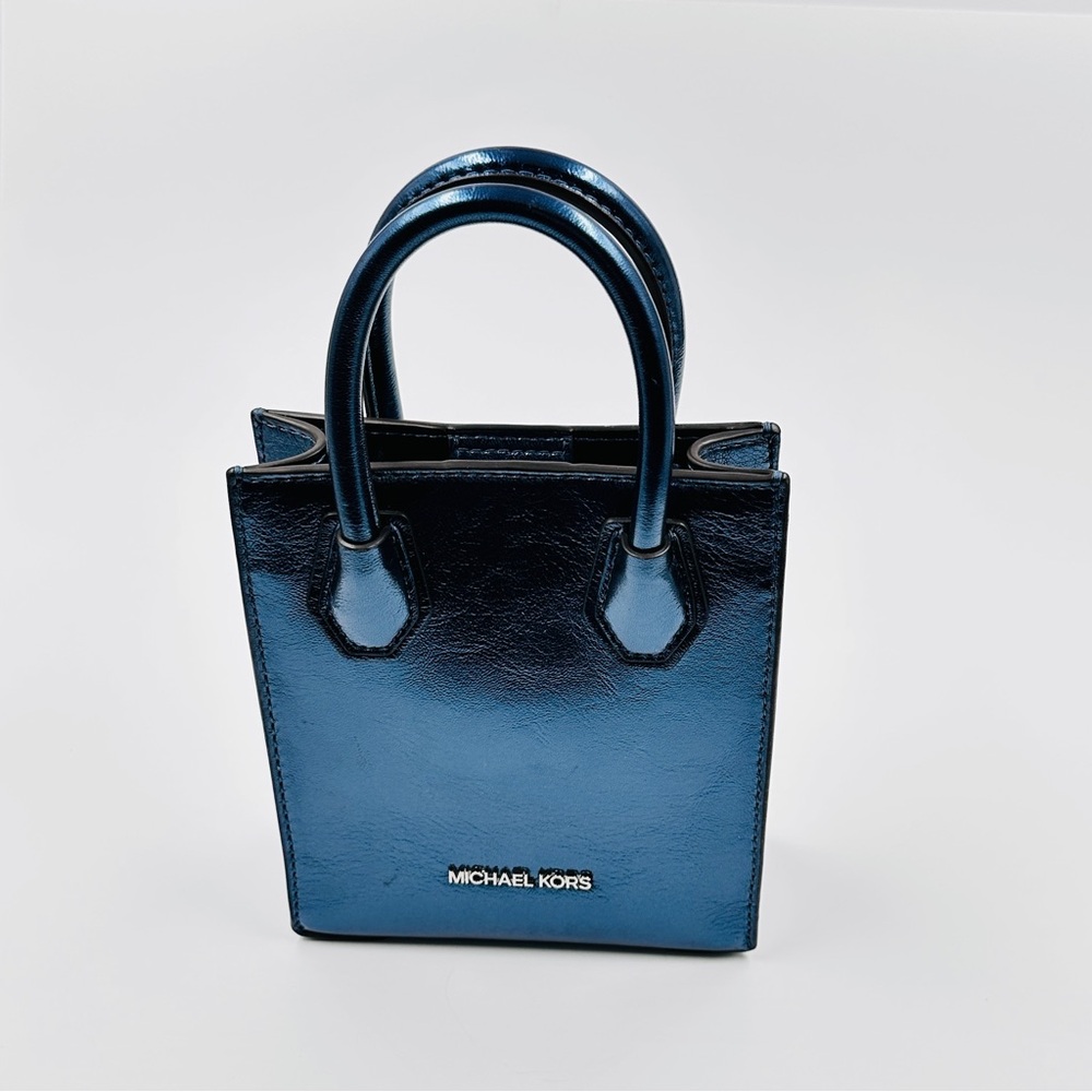 Michael Kors Shiny Navy Mini Bag